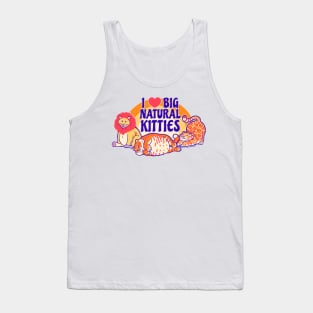 I Love Big Natural Kitties Tank Top